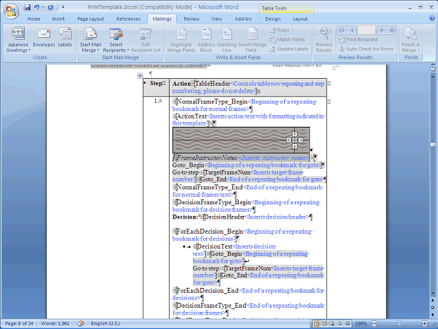 Screen image of this step