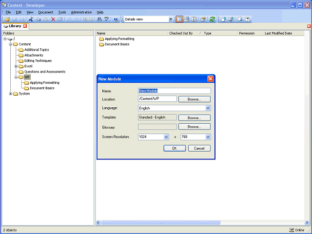 Screen image of this step
