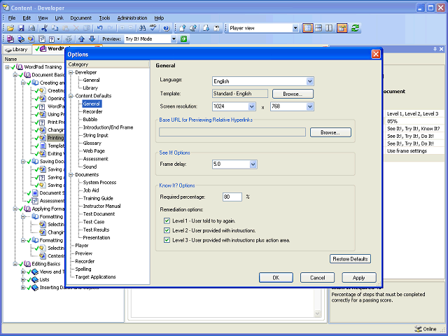 Screen image of this step