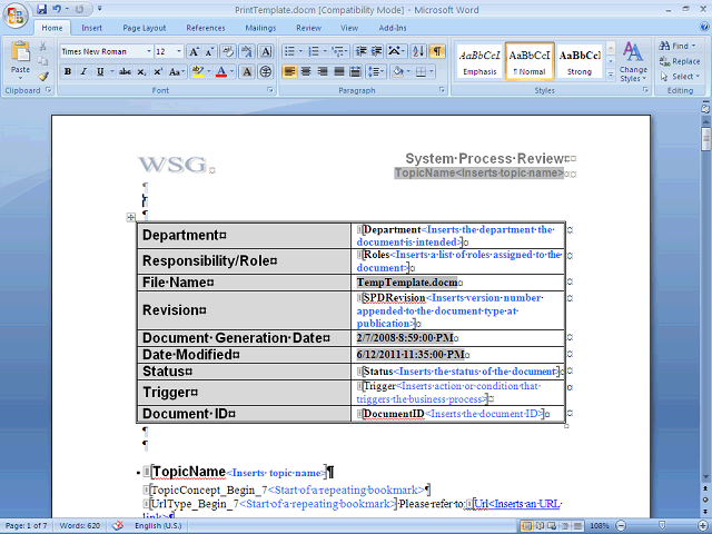 Screen image of this step