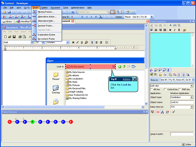 Screen image of this step