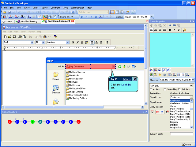 Screen image of this step