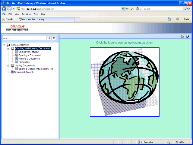 Screen image of this step