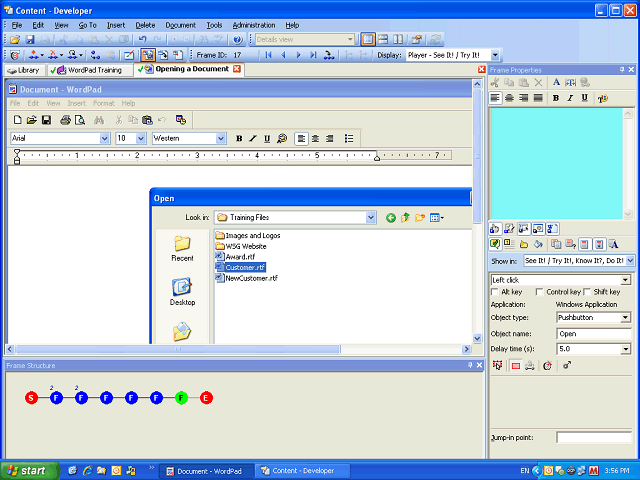 Screen image of this step