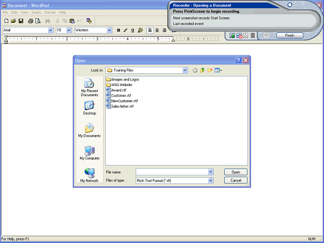 Screen image of this step