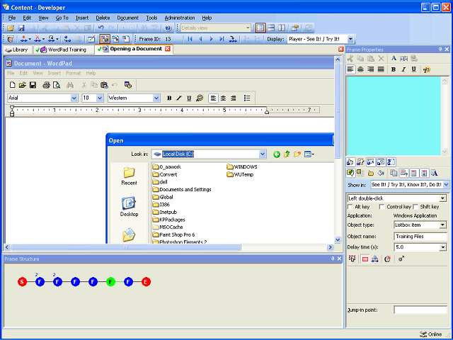 Screen image of this step