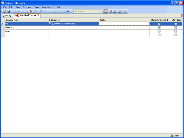 Screen image of this step