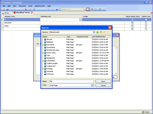 Screen image of this step