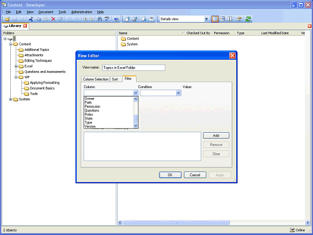 Screen image of this step