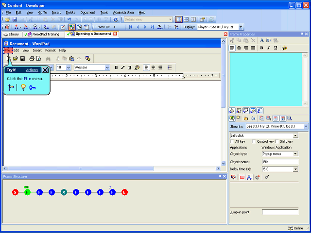 Screen image of this step