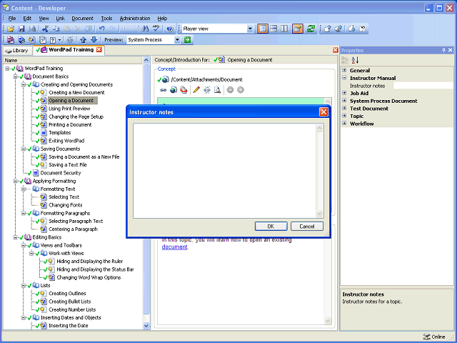 Screen image of this step