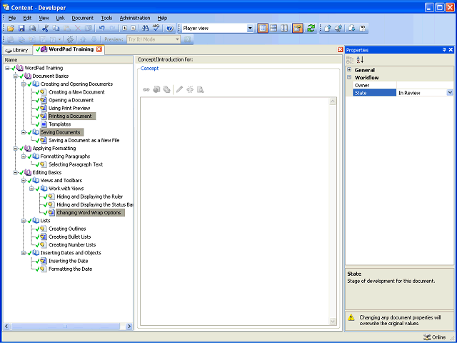 Screen image of this step