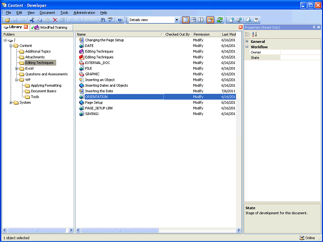 Screen image of this step
