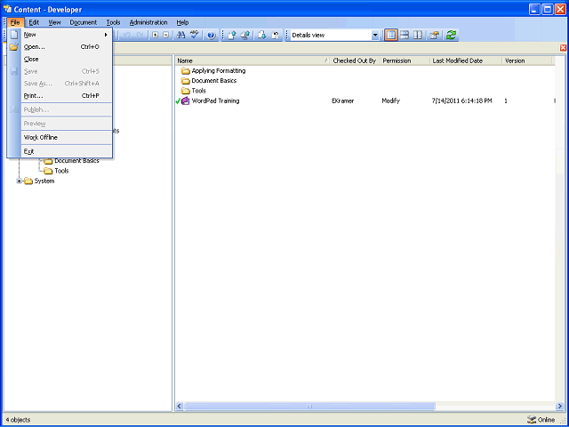 Screen image of this step
