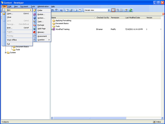 Screen image of this step