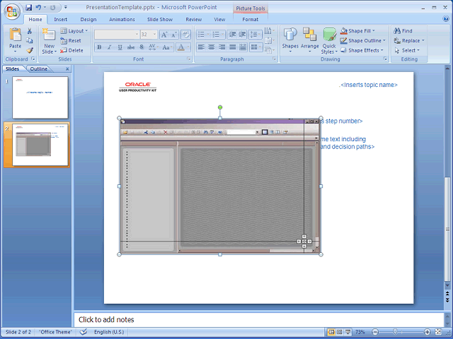 Screen image of this step