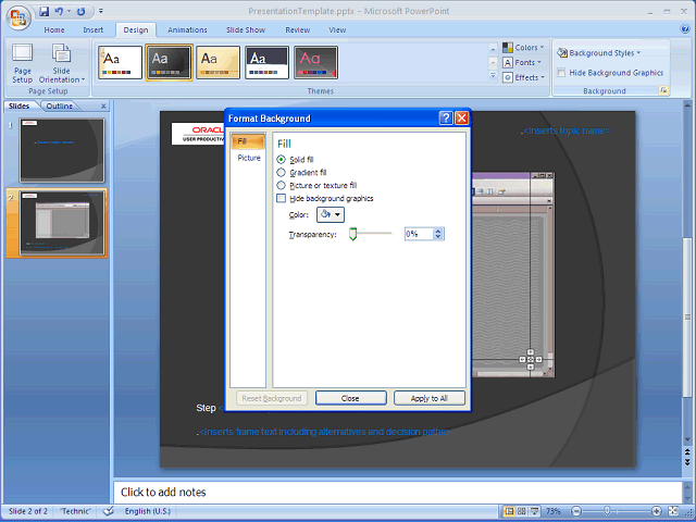 Screen image of this step