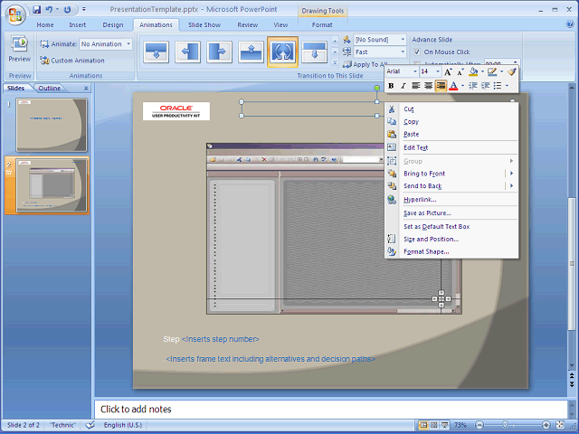 Screen image of this step