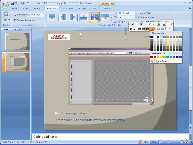 Screen image of this step