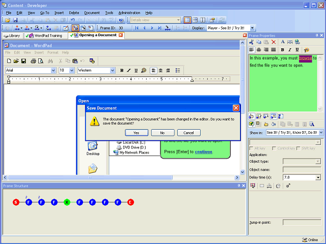Screen image of this step