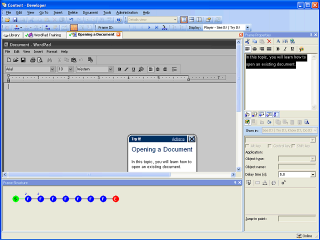 Screen image of this step