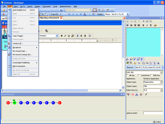 Screen image of this step