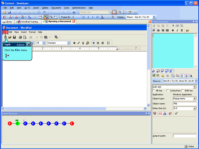 Screen image of this step