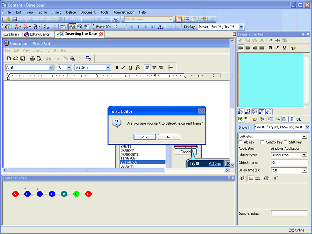 Screen image of this step