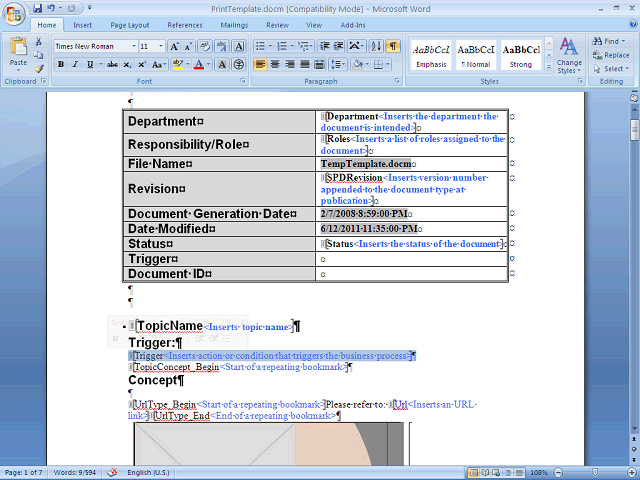 Screen image of this step