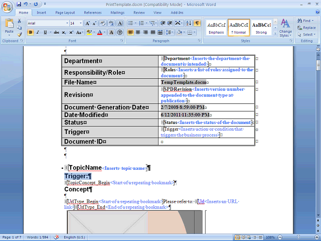 Screen image of this step