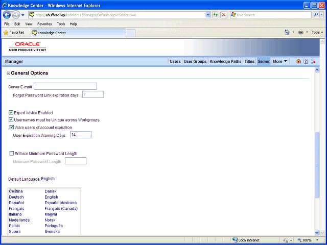 Screen image of this step