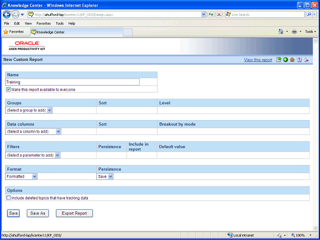 Screen image of this step