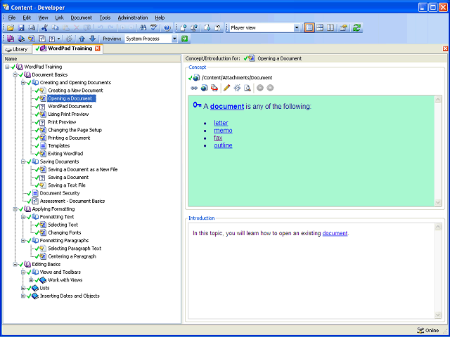 Screen image of this step