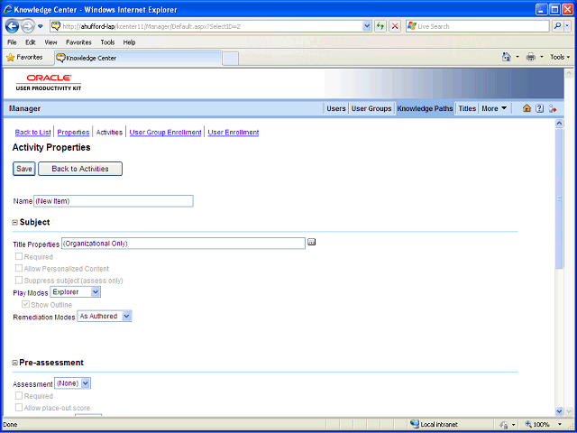 Screen image of this step