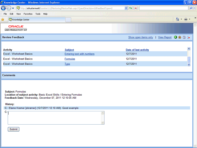 Screen image of this step