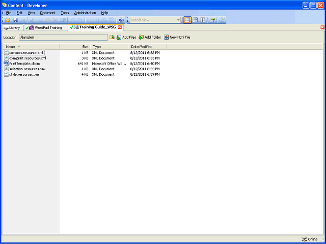Screen image of this step