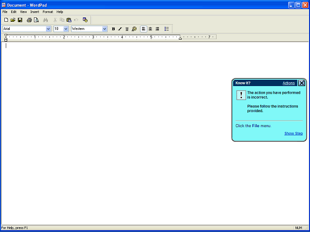 Screen image of this step