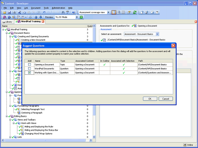 Screen image of this step