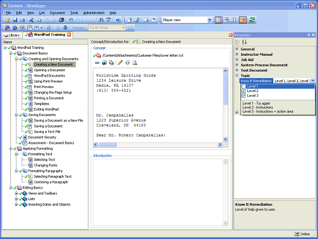 Screen image of this step