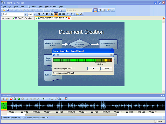 Screen image of this step
