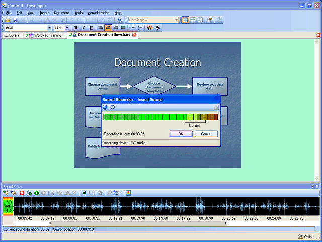 Screen image of this step