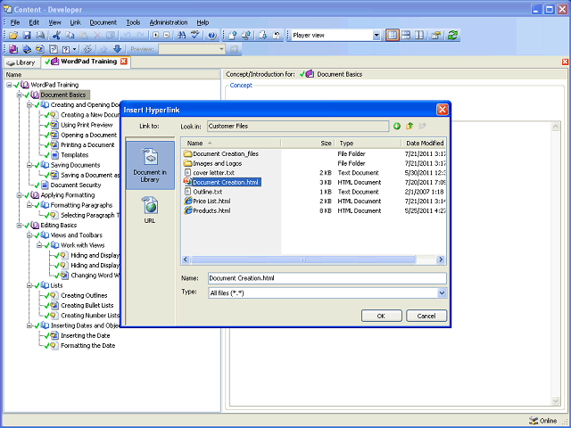 Screen image of this step