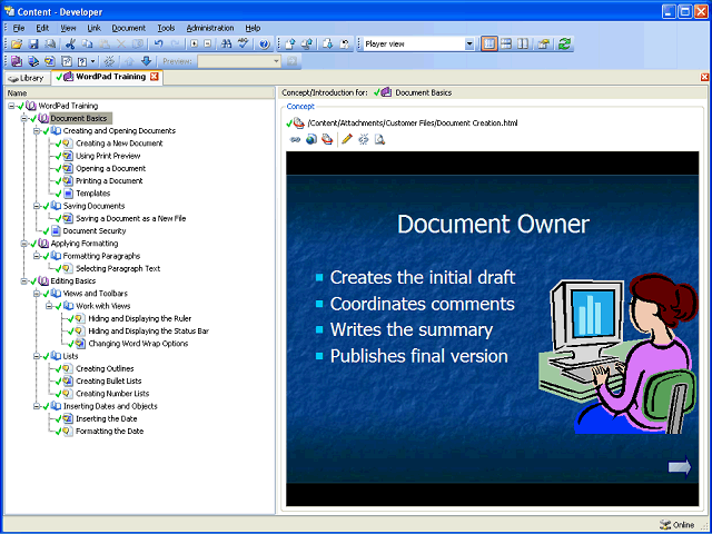 Screen image of this step