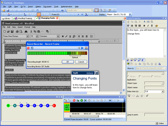 Screen image of this step