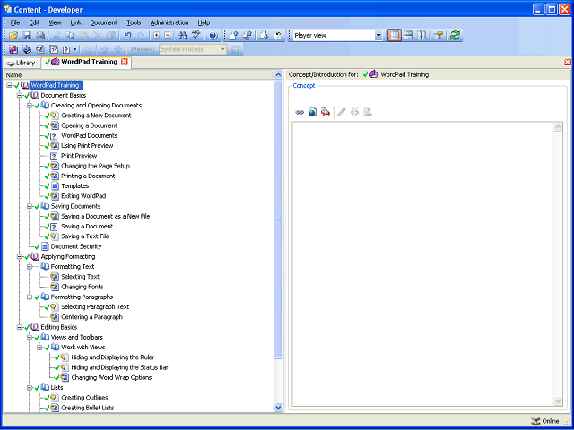 Screen image of this step
