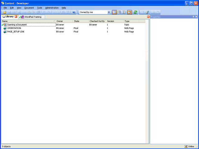 Screen image of this step