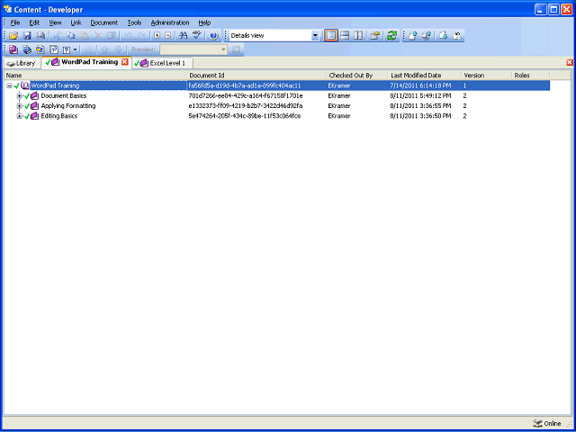 Screen image of this step