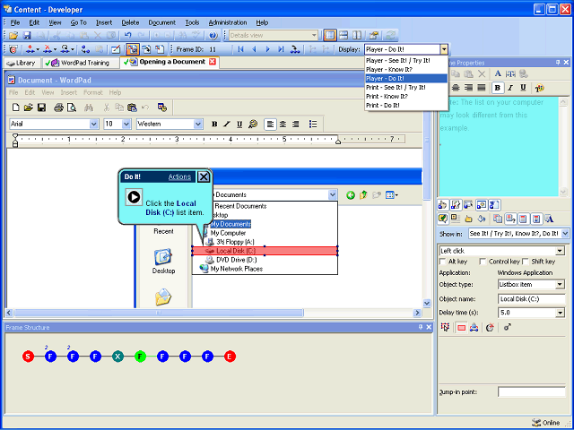 Screen image of this step