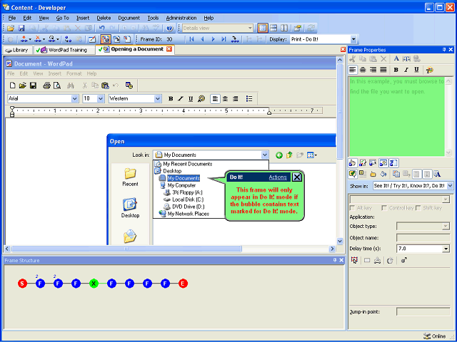 Screen image of this step