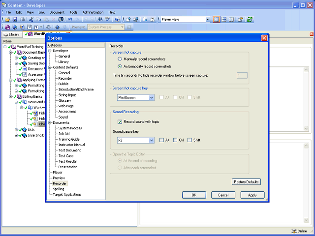 Screen image of this step